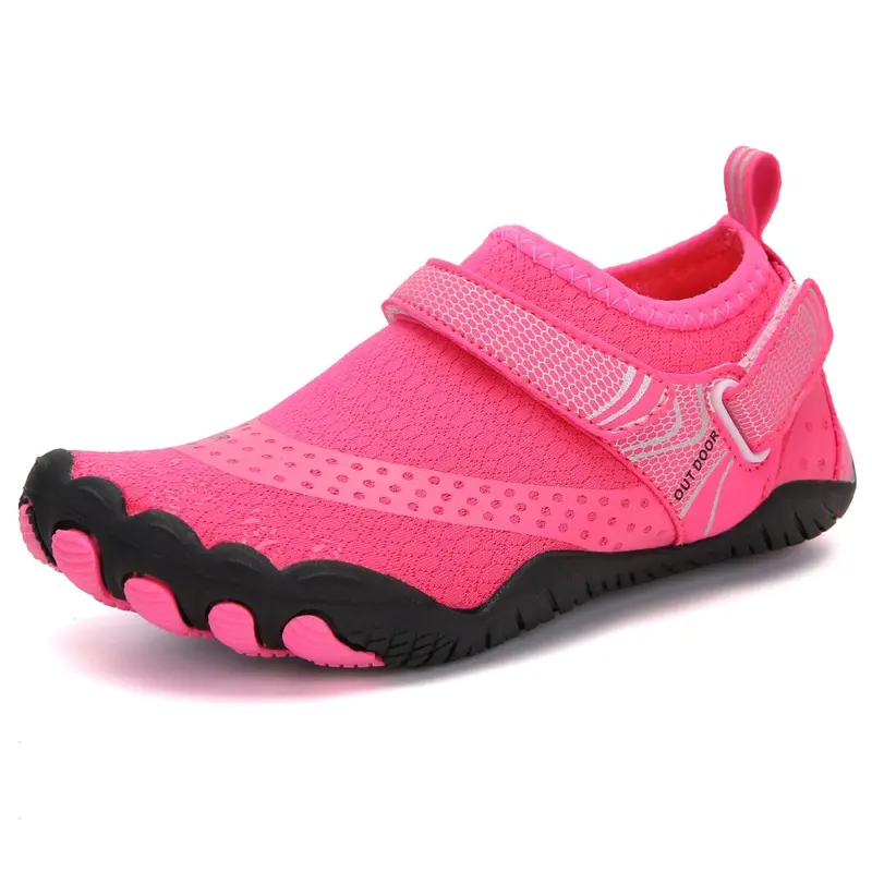 Girls' & Boys' Quick-Dry Aqua Shoes – Pink Lightweight Water Sports Shoes (Big Kid Us 4 / Eu 36) 1