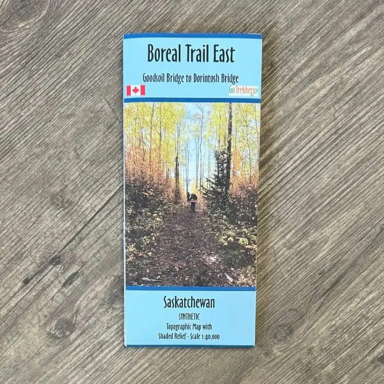 Go Trekker Boreal Trail East Topographic Map 1