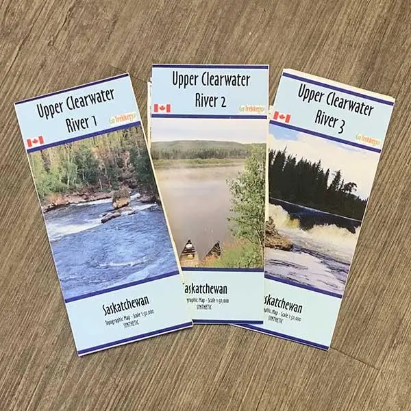 Go Trekker Clearwater River Map Set (3-Pack, Synthetic) 1