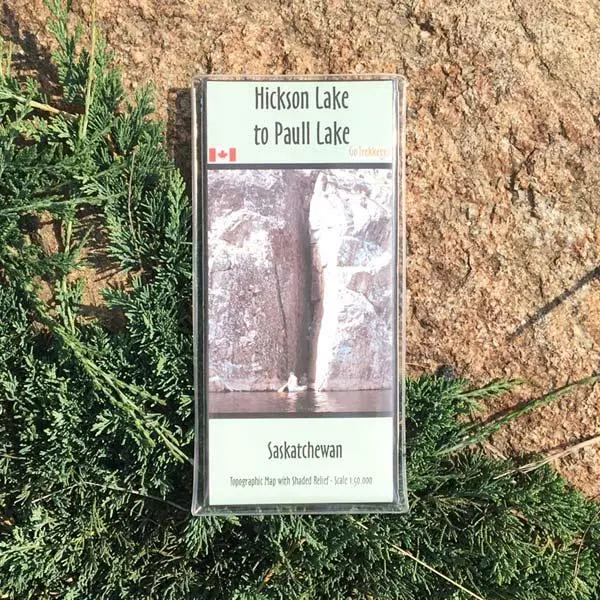 Go Trekker Hickson To Paull Route Map – Tear-Resistant Synthetic Print 1