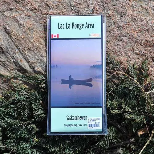Go Trekker Lac La Ronge Provincial Park Trail Map (Waterproof Synthetic) 1