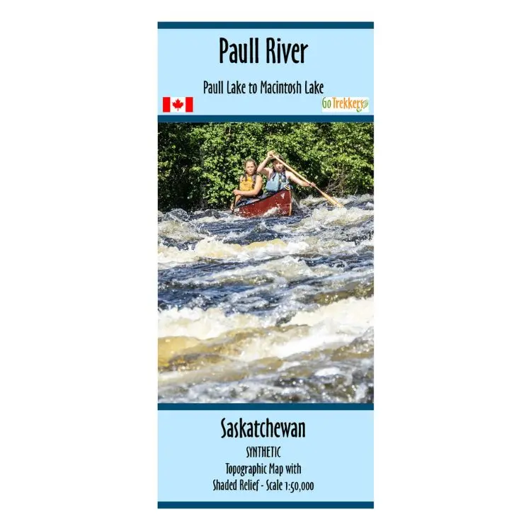Go Trekker Paull River Navigational Map – Waterproof Synthetic Sheet 1