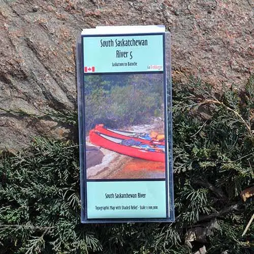 Go Trekker South Saskatchewan River Map #5: Saskatoon To Batoche (Waterproof Synthetic) 1