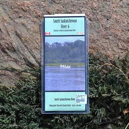 Go Trekker South Saskatchewan River Map #6: Batoche To The Forks (Waterproof Synthetic) 1