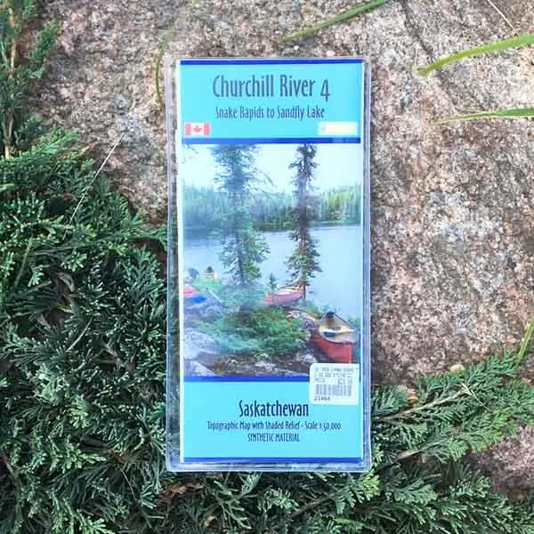 Go Trekker Synthetic Map: Churchill River #4 – Snake Lake To Sandfly Lake 1