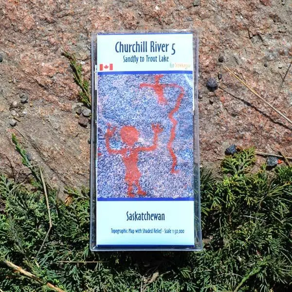 Go Trekker Synthetic Map: Churchill River – Sandfly To Trout Section 1