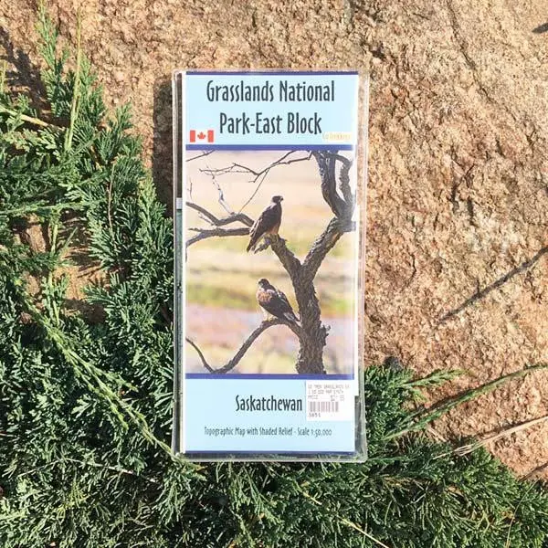 Go Trekker Synthetic Map: Grasslands National Park East Block Trail Guide 1