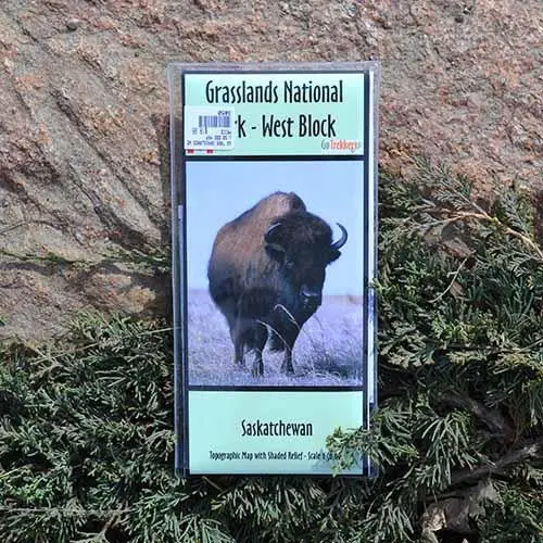 Go Trekker Synthetic Map: Grasslands National Park West Block Explorer Edition 1