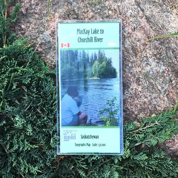 Go Trekker Synthetic Map: Mackay River To Churchill Route 1