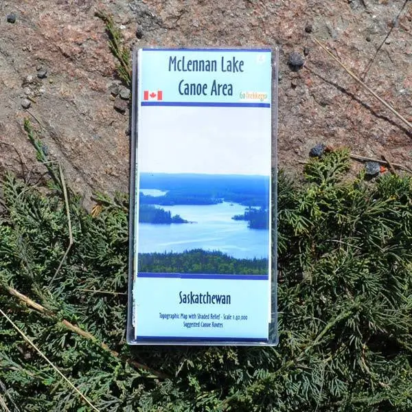 Go Trekker Synthetic Map: Maclennan Lake Area Recreation Guide 1