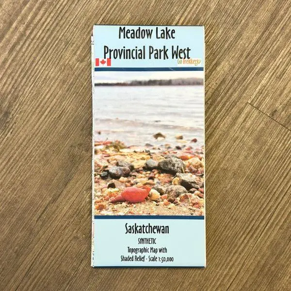 Go Trekker Synthetic Map: Meadow Lake Provincial Park – Western Zone 1