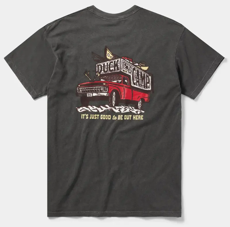 Good Timin' Vintage-Inspired Tee In Pepper 1