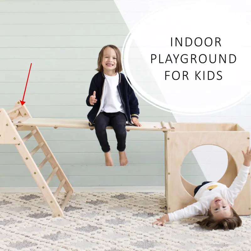 Grande Pikler Triangle For Toddlers – Montessori-Inspired Climbing Structure 1