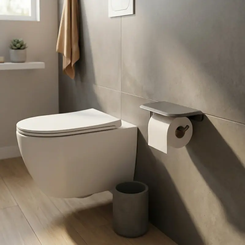 Gunmetal Metric Tissue Holder For Modern Bathrooms – Model 24428 1