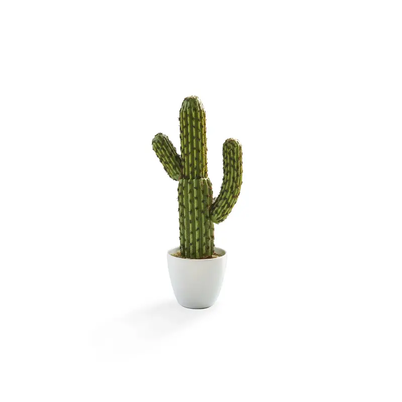 Handmade Artificial Potted Cactus Display N38120-Pz005 1