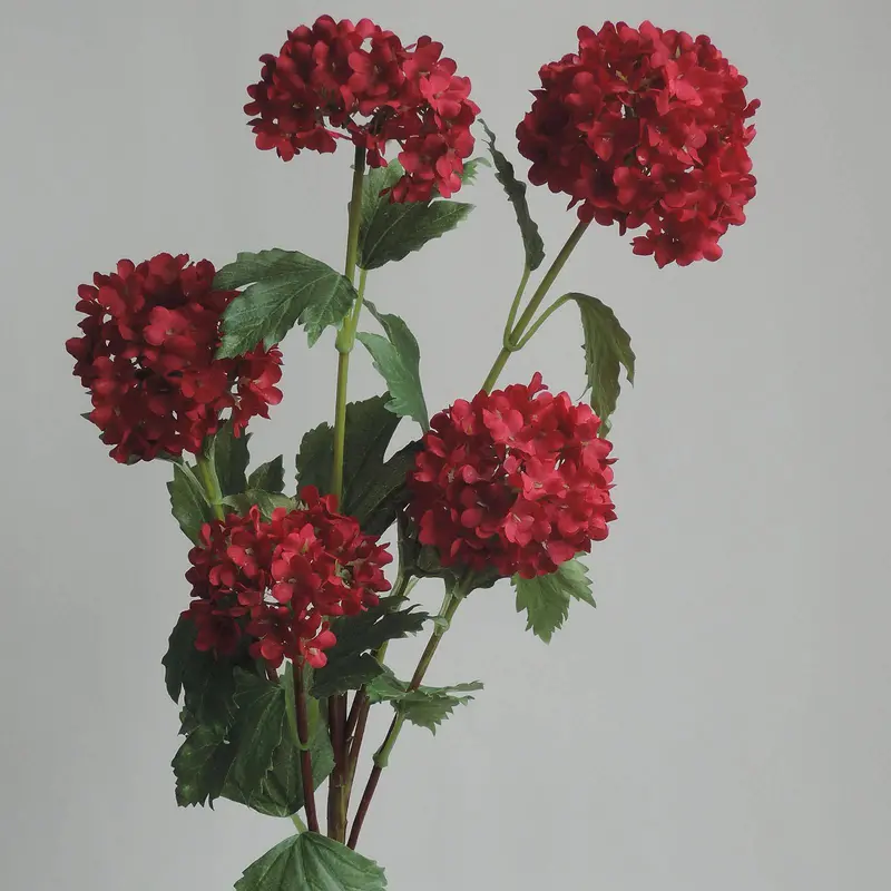 Handmade Decorative Artificial Plant – Fjxhc-Hc14022 (Deep Red) 1
