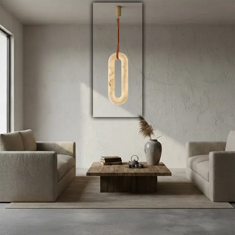 Htd-2440 Resin Pendant Light – Organic Textured Ceiling Fixture 1