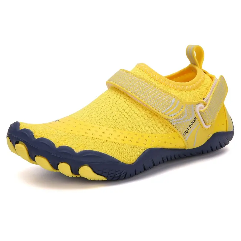 Kids' Quick-Dry Barefoot Aqua Shoes – Yellow Sports Water Shoes For Boys & Girls (Big Kid Us 4 / Eu 36) 1