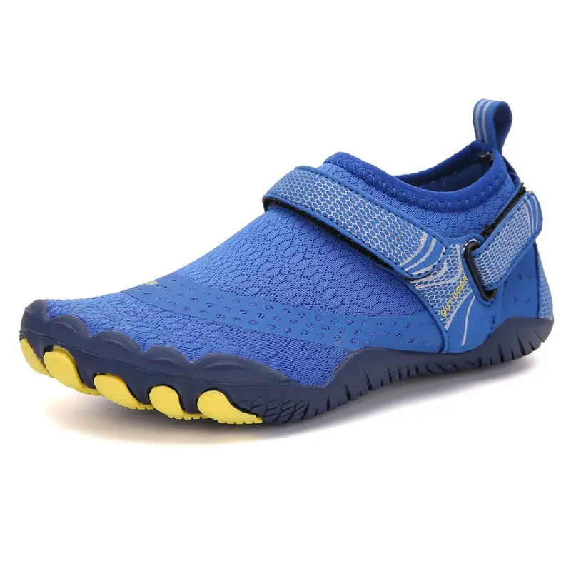 Kids' Sporty Aqua Shoes – Klein Blue Quick-Dry Water Footwear For Beach & Pool (Big Kid Us 4 / Eu 36) 1