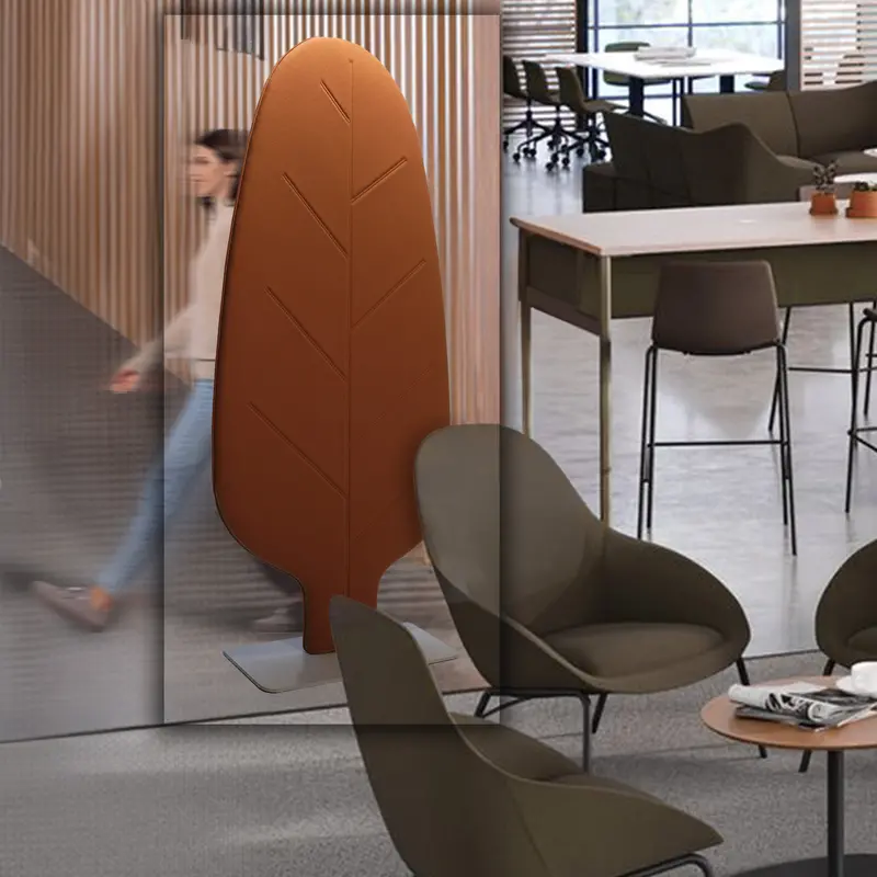 Leaf Tuba Privacy Screen In Brown 1
