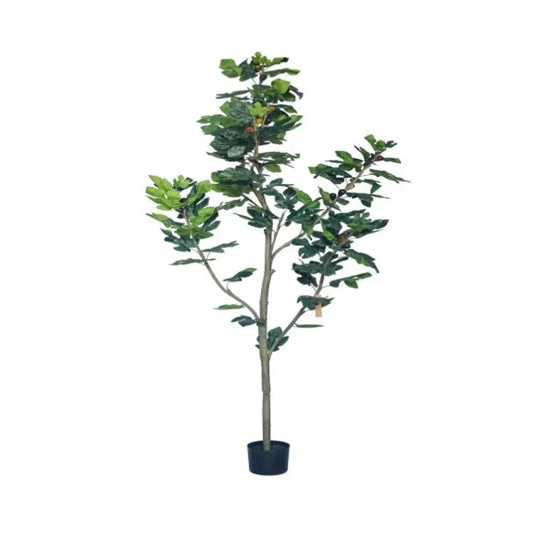 Lifelike Artificial Fig Tree With Plastic Planter – N35120-S081 1