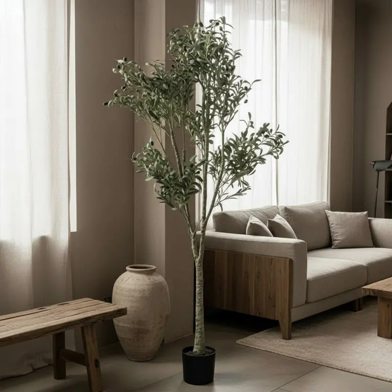 Lifelike Artificial Olive Tree – Medium Size, Olive-2 Variant, Fhs-Tree02 1