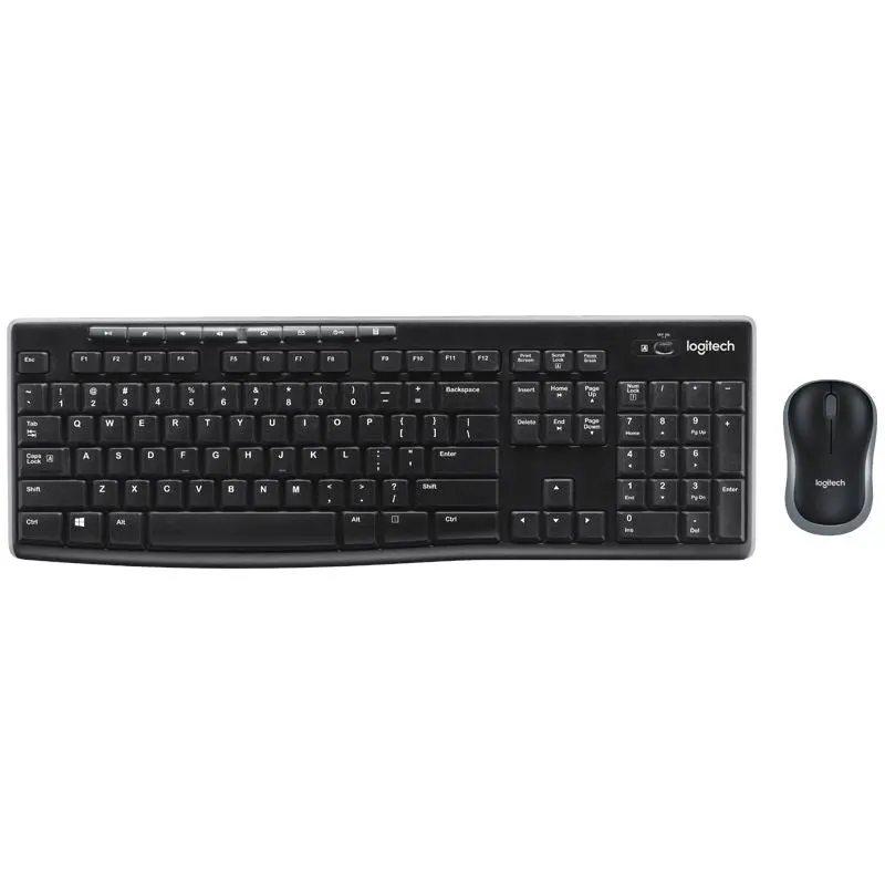 Logitech Mk270R Wireless Keyboard And Mouse Combo – Compact 2.4Ghz Set With 8 Shortcut Keys 1