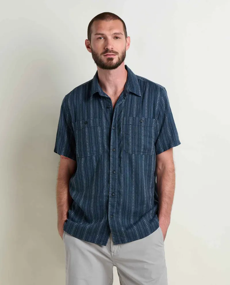 Men’S Taj Hemp Blend Relaxed-Fit Shirt 1