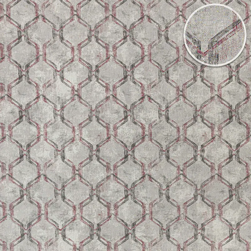 Milas Retro Wallpaper 2006-6 – Nostalgic Motif With Updated Color Palette (Lot 211117) 1
