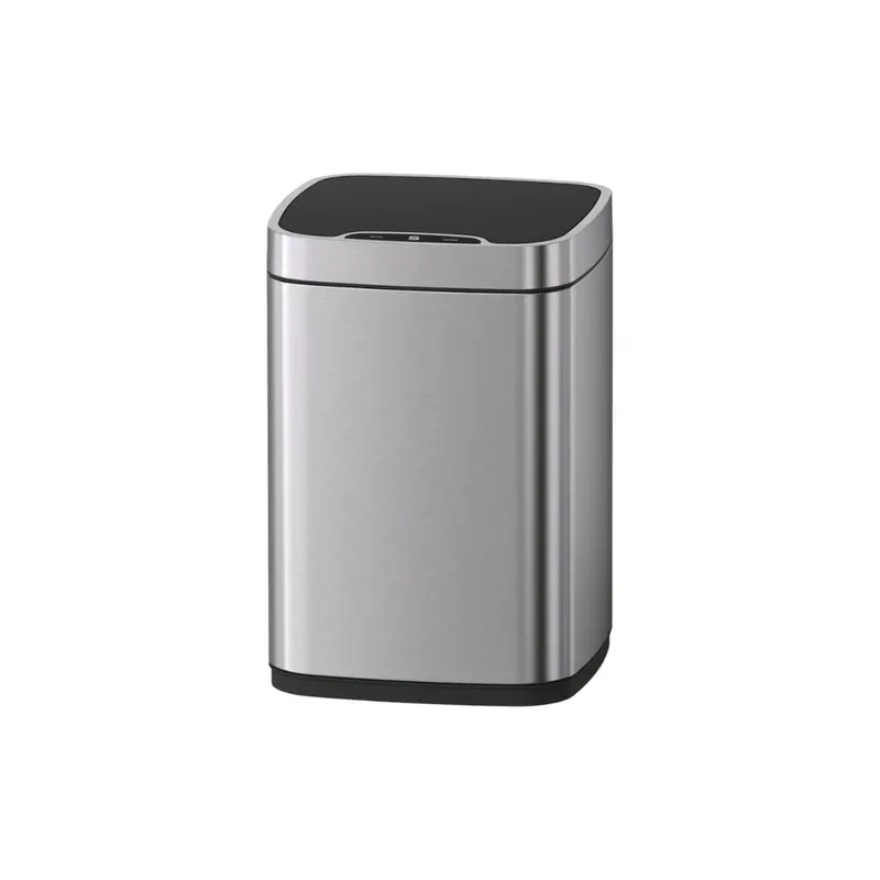 Mt-Matt Steel Sensor Bin – Premium Stainless-Look Touchless Waste Disposal Jh-8829 1