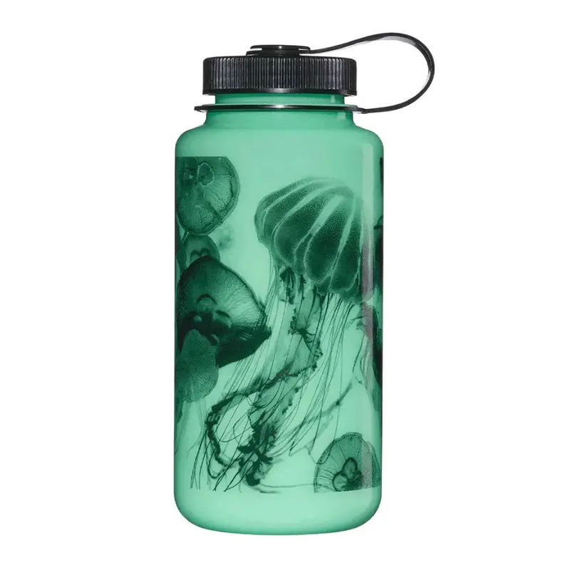 Nalgene Wide Mouth Glo Wyld 1L Water Bottle With Glow-In-The-Dark Finish 3