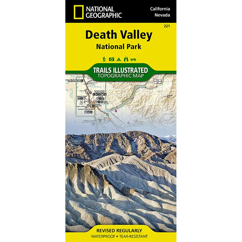 National Geographic Death Valley National Park Map — Hiking & Scenic Travel Guide 1