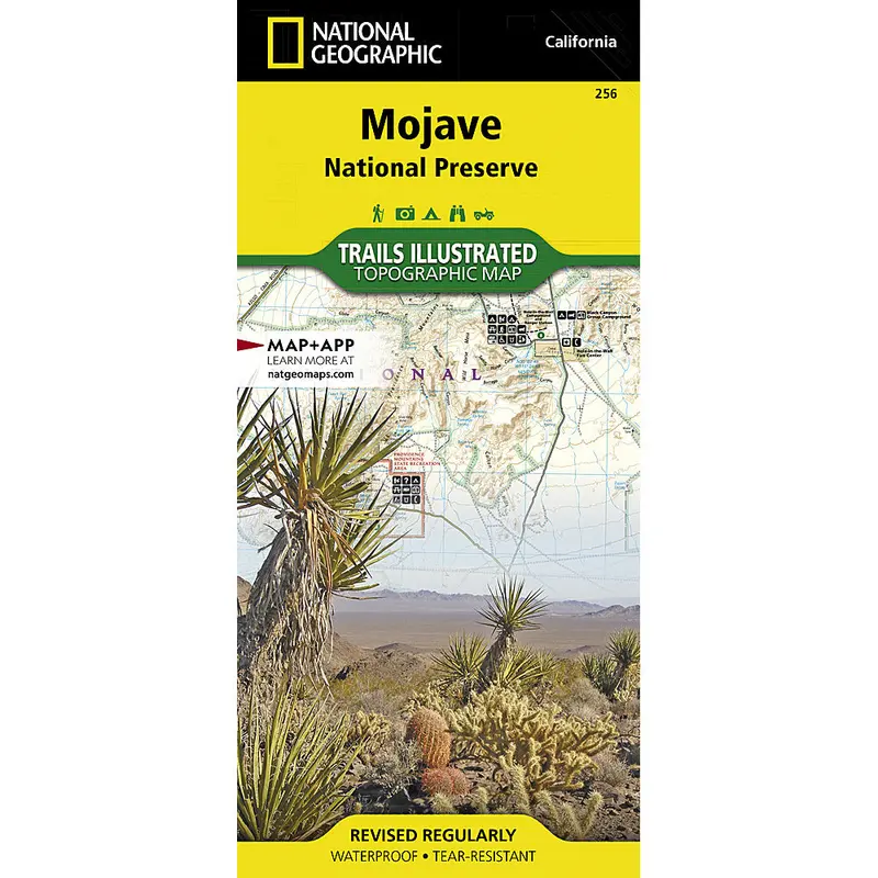 National Geographic Mojave National Preserve Explorer Map 1