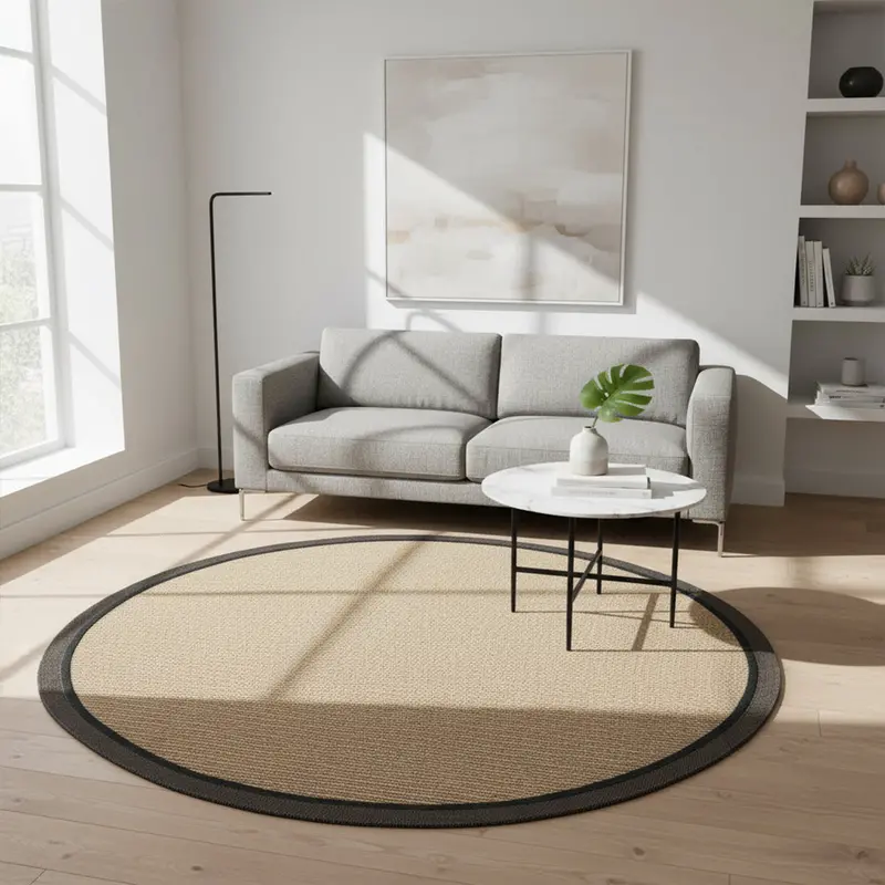 Natural Sisal Floor Mat – Madrid Design, 150 Cm Roll (Ch-Sslmdrd-Rs) 1