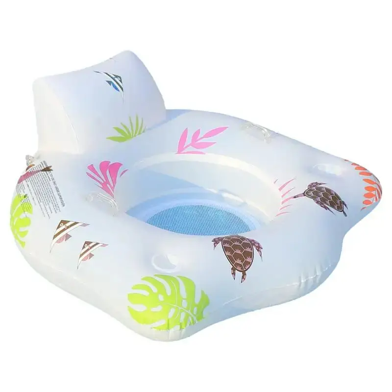Nneoba Light-Up Inflatable Pool Float Chair – Glow-In-The-Dark Lounge Float 1
