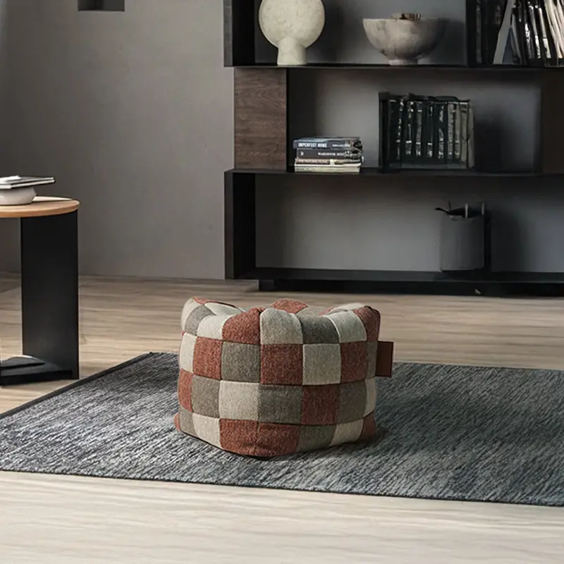 Olefin Multi-Color Floor Pouf – 409-Bb 1