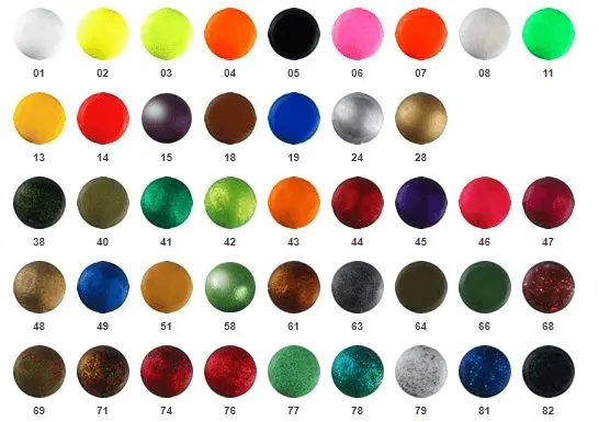 Pro Tec Classic Powder Paint Set – 2 Oz 1