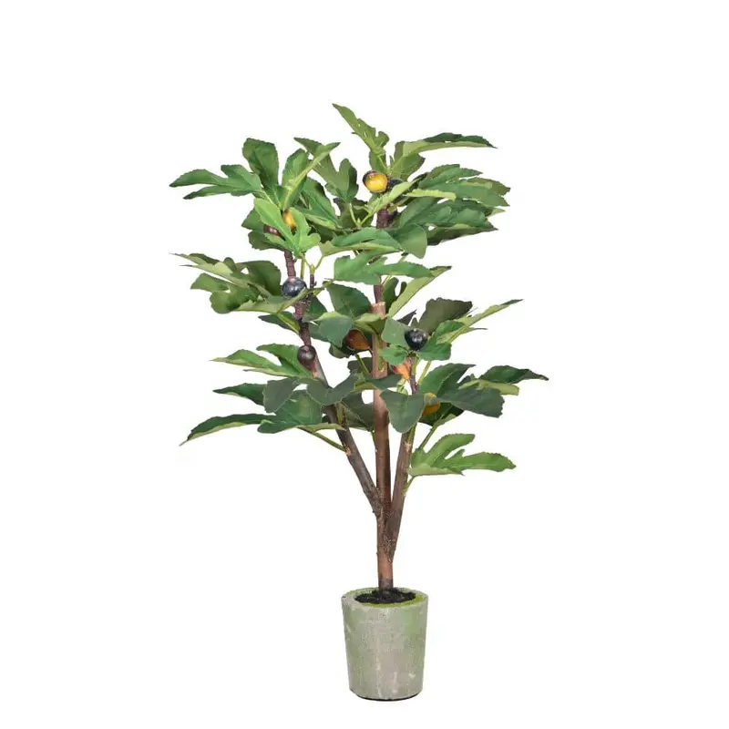 Realistic Indoor Artificial Plant – Hand-Positioned Foliage Detail 1