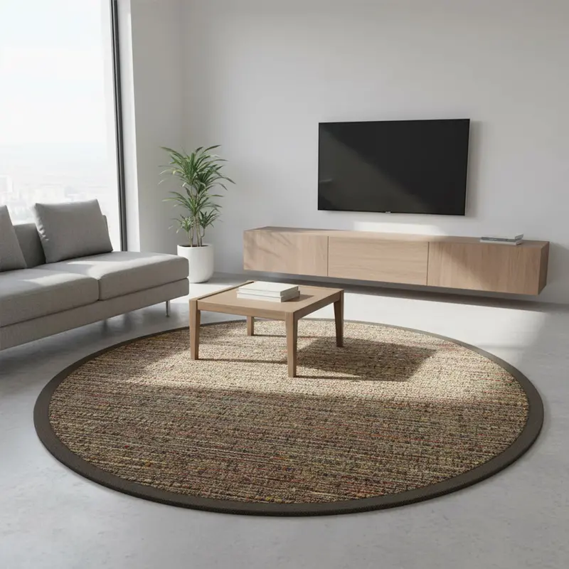 Rio Collection Sisal Carpet – 150 Cm Round, Organic Weave 1