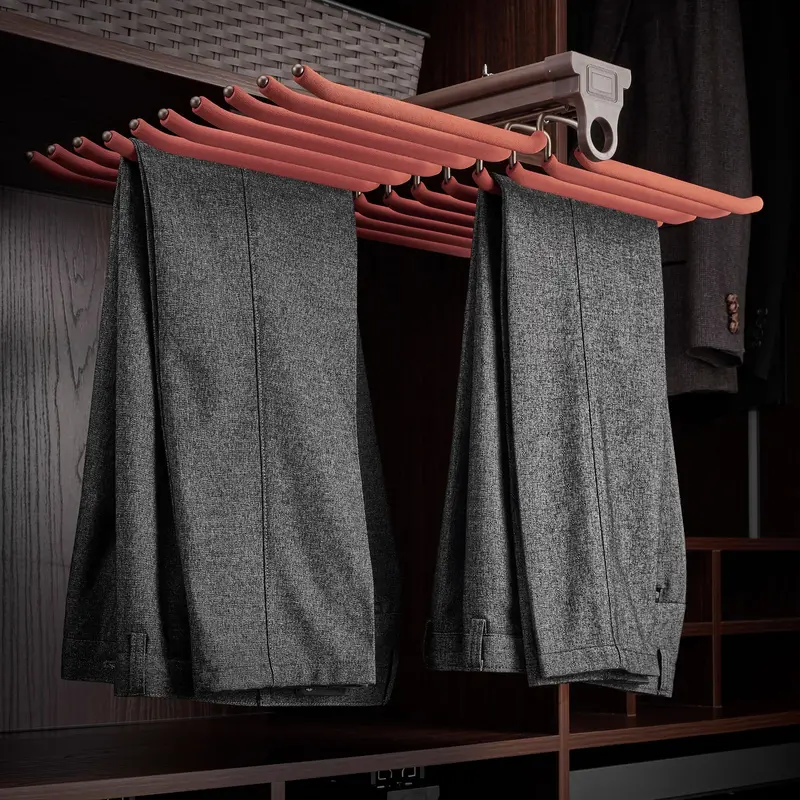 Soft-Close Trouser Rack – Silent, Smooth-Action Clothing Storage 1
