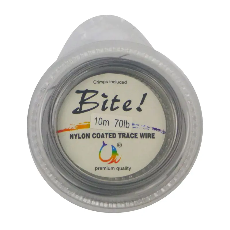 Swimerz 7-Strand Coated Leader Wire – 70Lb Test Strength, 10-Meter Spool 1