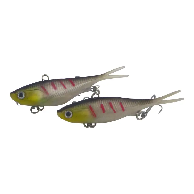 Swimerz 95Mm Soft Vibe Lure – Cut Mullet Pattern, 2-Pack 1