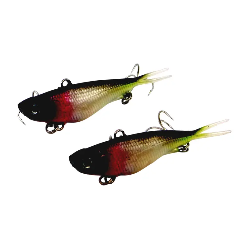 Swimerz 95Mm Soft Vibe Lure – Red Gill Pattern, 2-Pack 1