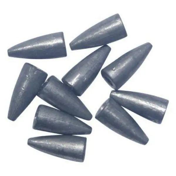 Swimerz Lead Bullet Sinker – 1/2 Oz (10-Pack) 1