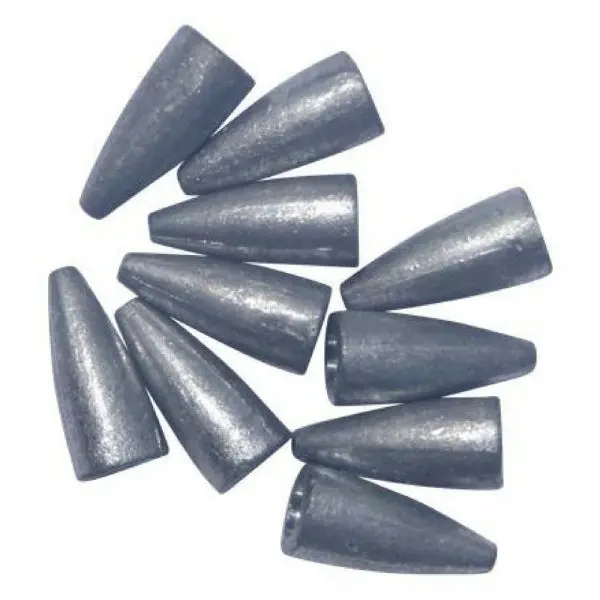 Swimerz Lead Bullet Sinker – 3/8 Oz, 10-Pack 1