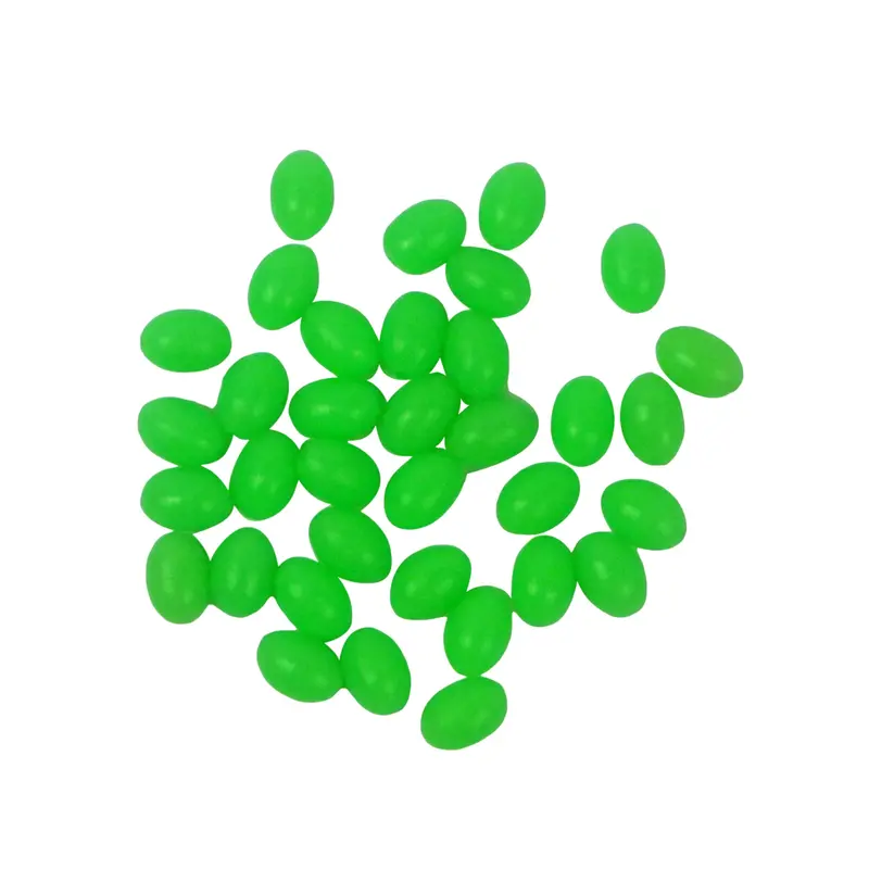 Swimerz Lumo Green Egg Beads – 10Mm × 15Mm (50-Pack) 1