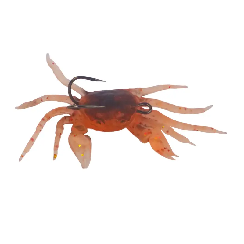 Swimerz Soft Crab Lure – Pink Nipper Scented (3-Pack) 1