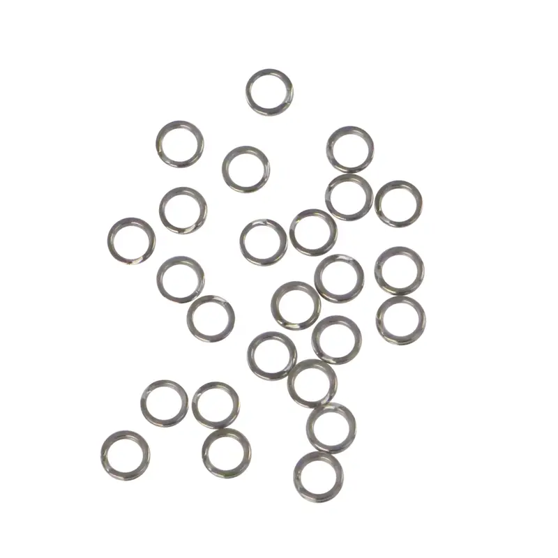 Swimerz Stainless Steel Split Rings – 9Mm, 25-Pack 1