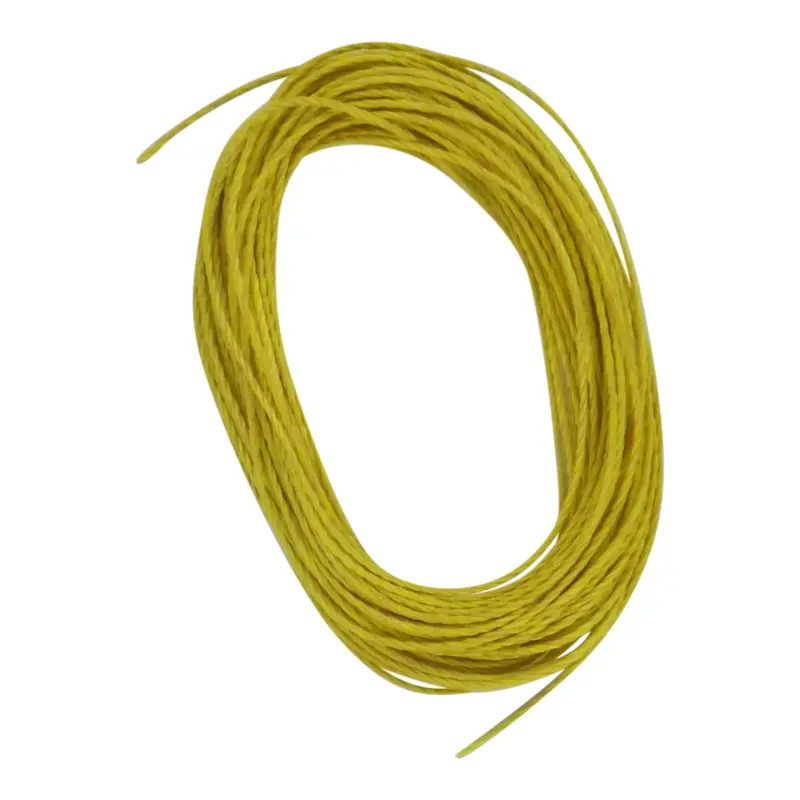 Swimerz Twisted Kevlar Assist Line – Yellow, 45Kg Test, 7.5M Length 1
