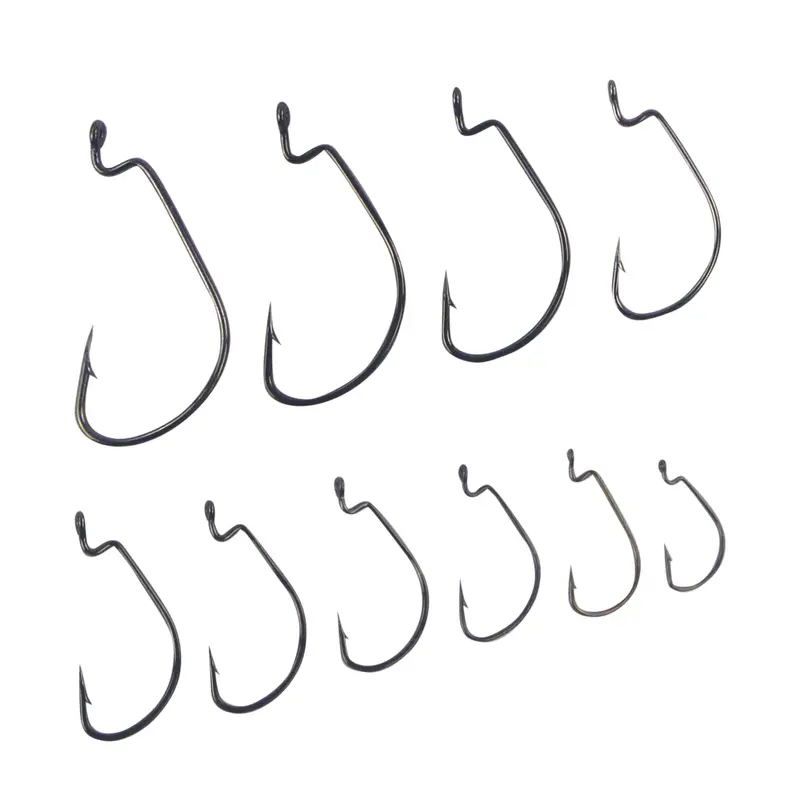 Swimerz Wide Gape Worm Hook – Size 4/0, 15-Pack 1